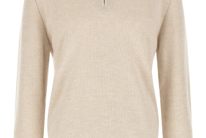 Beige Cashmere Sweatshirt | Jag Couture London – New York