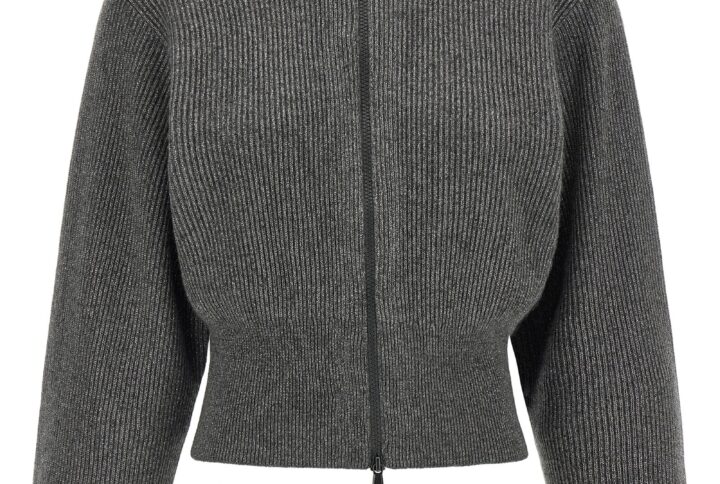 Gray Cashmere Cardigan | Jag Couture London – New York