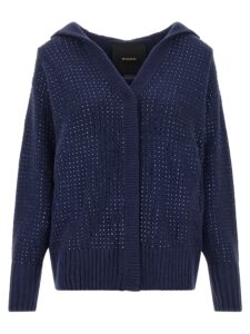 Blue Wool Cardigan