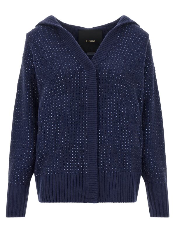 Blue Wool Cardigan