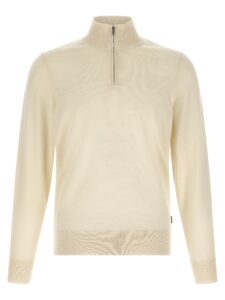 Beige Virgin Wool Cardigan