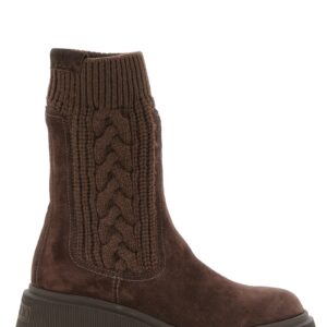 Brown Lamb Leather Ankle Boots | Jag Couture London – New York