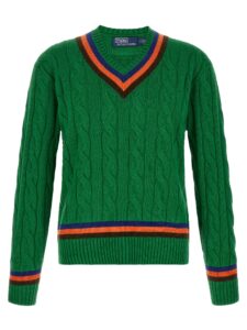 Bicolor Wool Cardigan