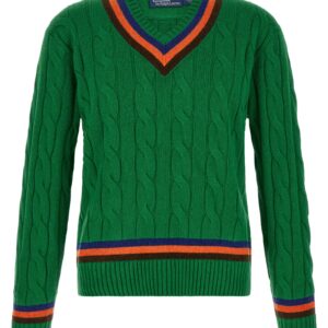 Bicolor Wool Cardigan