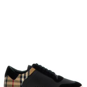 Black Calfskin Low Top Sneakers