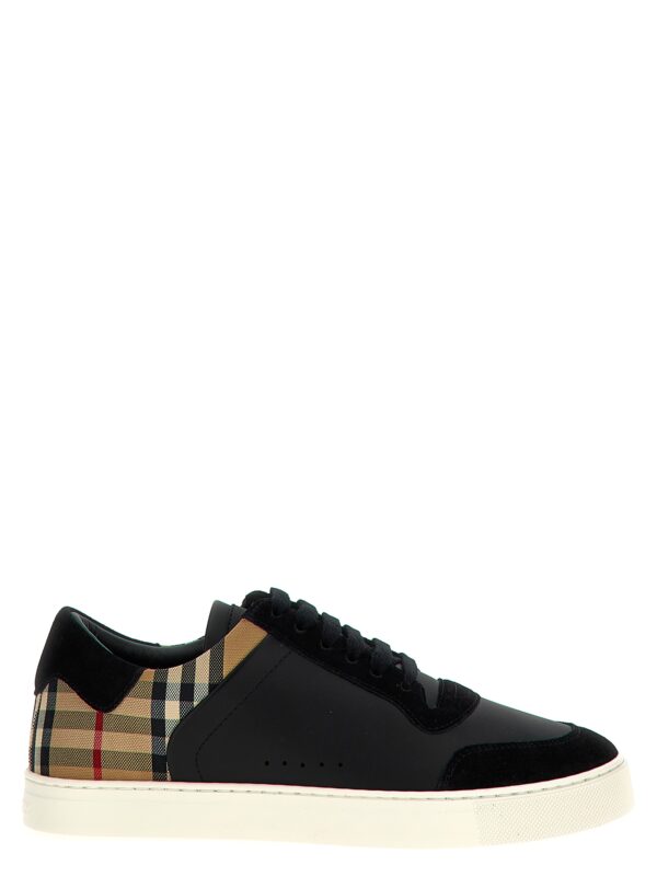 Black Calfskin Low Top Sneakers