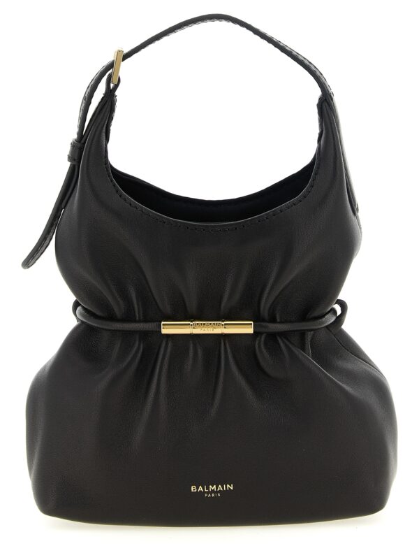 Black Lamb Leather Handbag