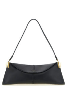Black Calfskin Shoulder Bag