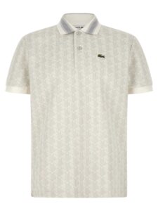 White Polyester Polo Shirt