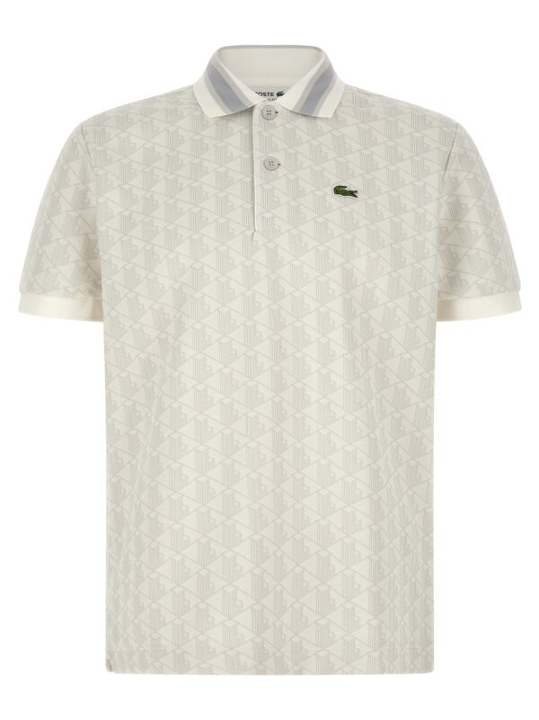 White Polyester Polo Shirt