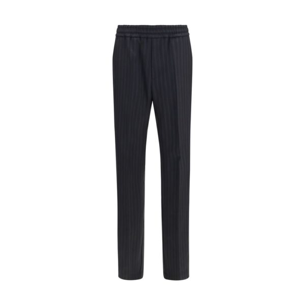 Black Wool Oves Aries Dress Pants