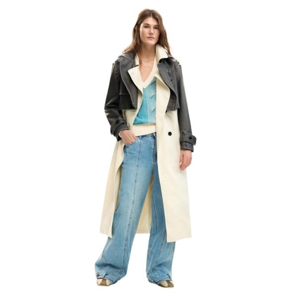 Cream Polyethylene Coat