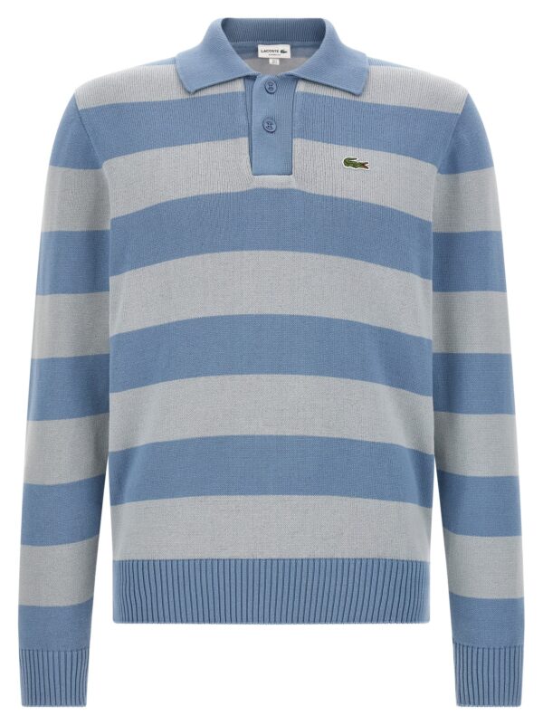 Blue Cotton Polo Shirt