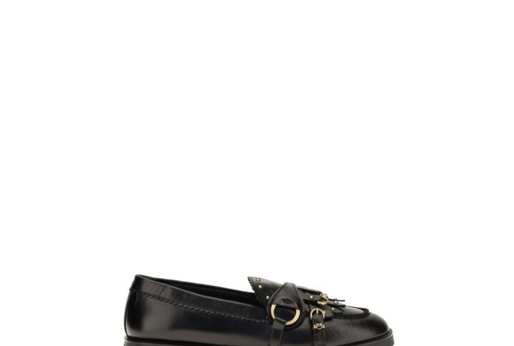 Black Calf Leather Bos Taurus Slip-On Loafers | Jag Couture London – New York