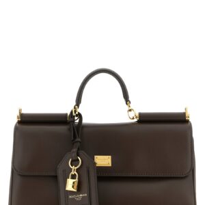 Brown Calfskin Crossbody Bag