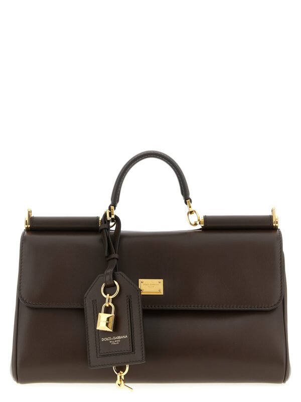 Brown Calfskin Crossbody Bag