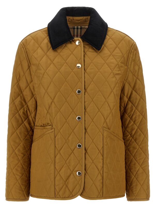Beige Polyester Shell Jacket