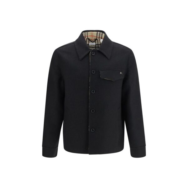 Black Wool Oves Aries Full-Length Jacket