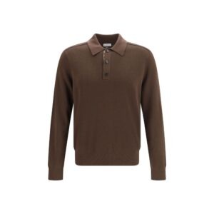 Brown Wool Oves Aries Dress Shirt