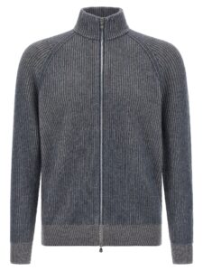 Blue Cashmere Cardigan