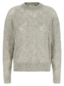 Gray Polyamide Cardigan