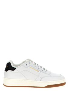 Bicolor Leather Low Top Sneakers