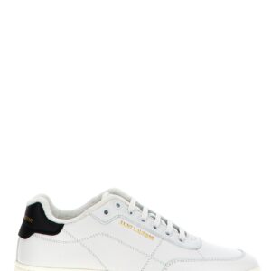 Bicolor Leather Low Top Sneakers | Jag Couture London – New York