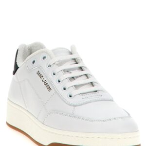 Bicolor Leather Low Top Sneakers