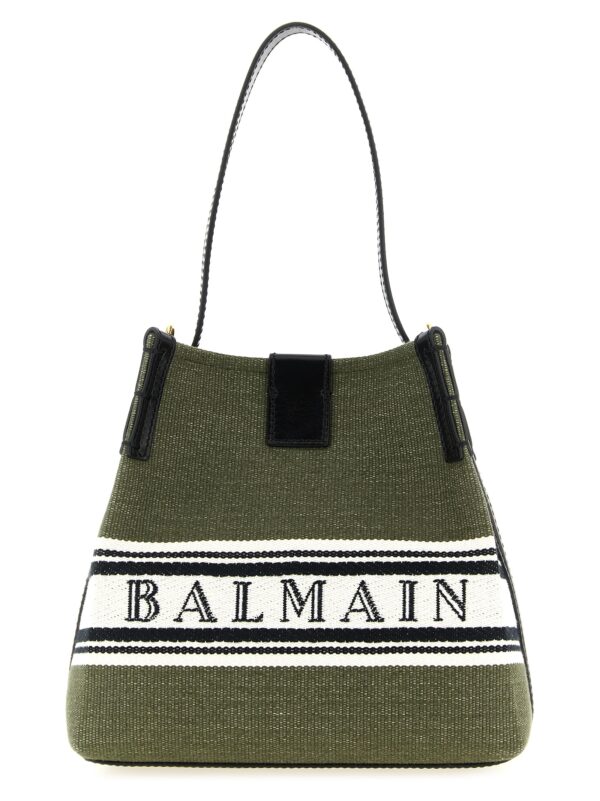 Bicolor Cotton Handbag