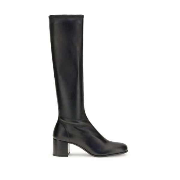 Black Lamb Ovis Aries Ankle Boots