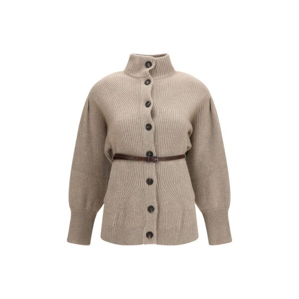 Beige Wool Oves Aries Cardigan