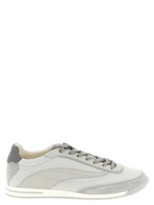 Gray Polyethylene Low Top Sneakers