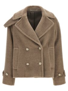 Beige Wool Coat
