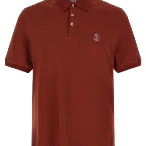 Red Cotton Polo Shirt
