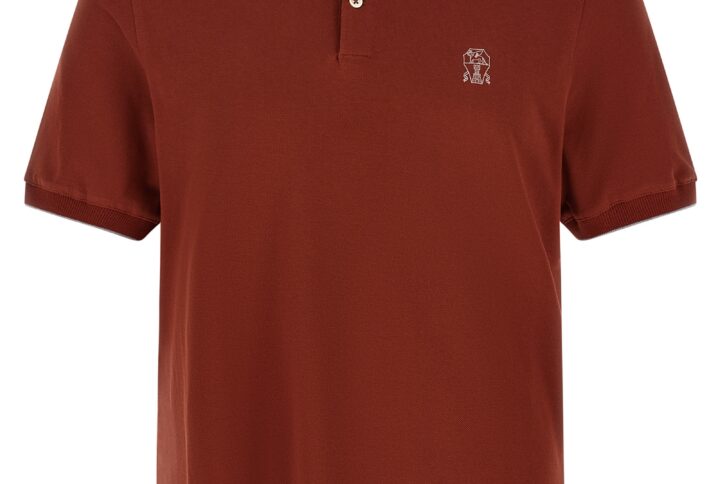 Red Cotton Polo Shirt | Jag Couture London – New York