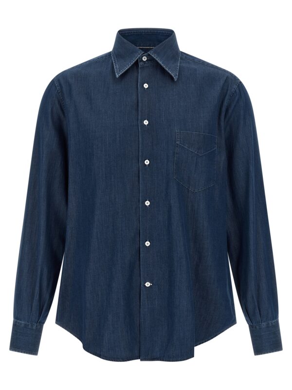 Blue Cotton Blouse