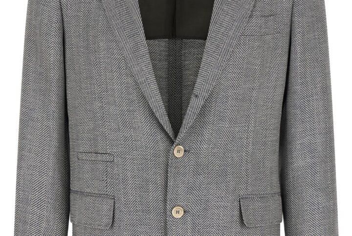 Gray Wool Blazer | Jag Couture London – New York