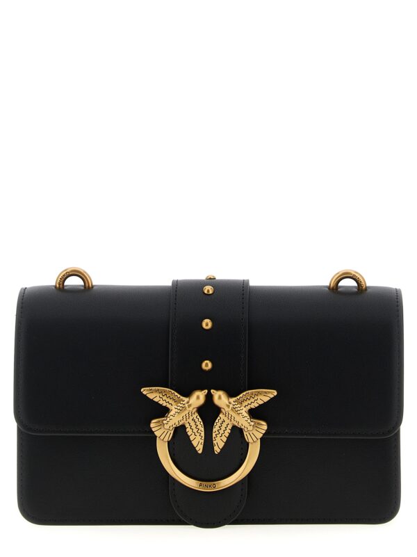 Black Calfskin Crossbody Bag