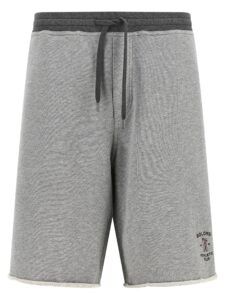 Gray Cotton Bermuda Shorts