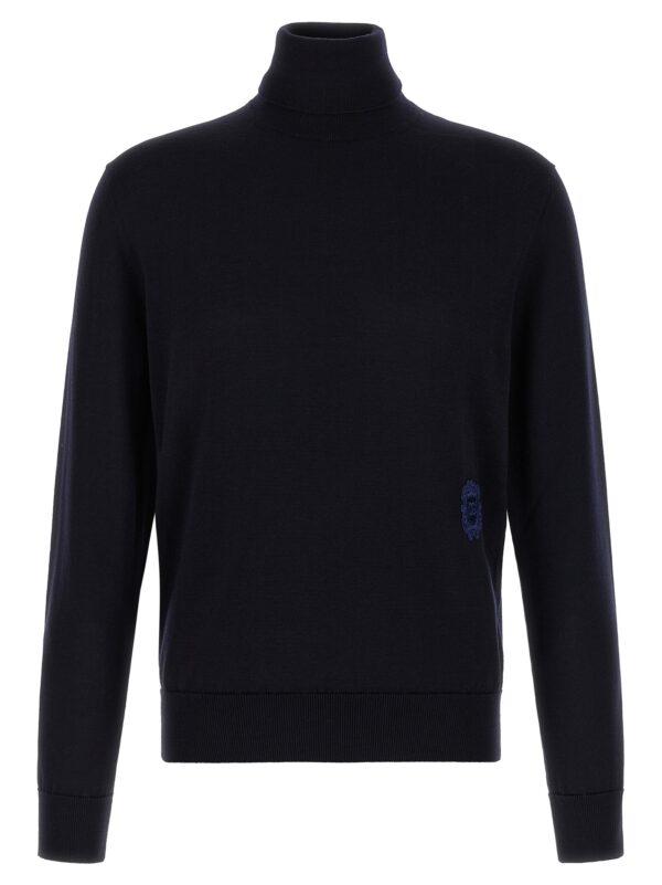 Blue Virgin Wool Cardigan