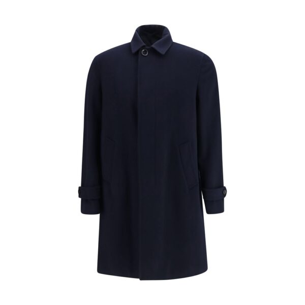 Blue Cashmere Coat