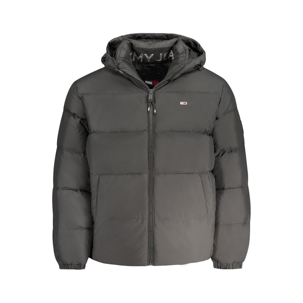 Black Polyester Men’s Jacket