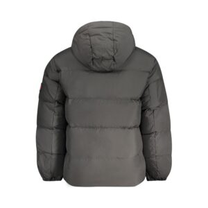 Black Polyester Men’s Jacket