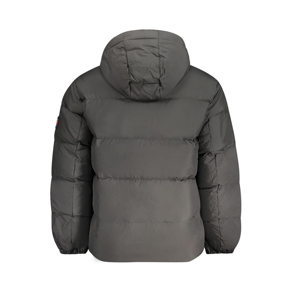 Black Polyester Men’s Jacket