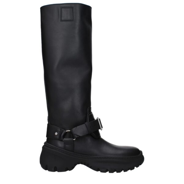 Black Leather Boots