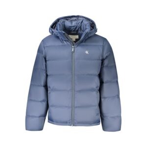 Blu Poliammide Men’s Jacket