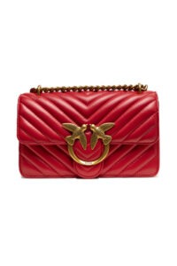 Red Leather Love One Mini Shoulder Bag