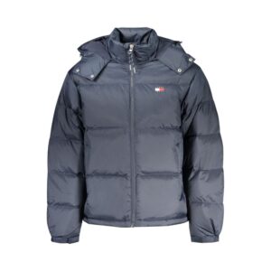 Blue Polyester Men’s Jacket