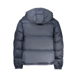 Blue Polyester Men’s Jacket