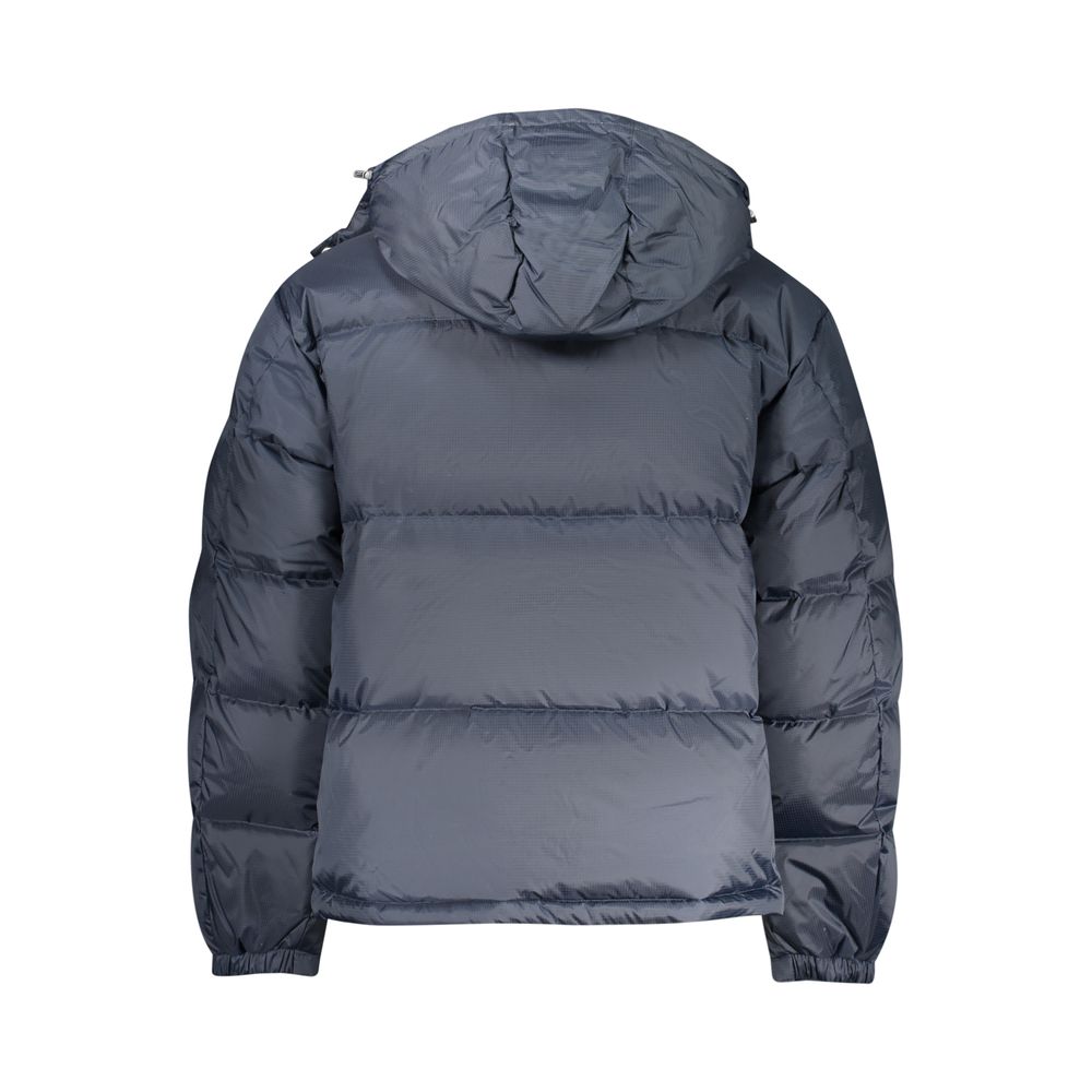 Blue Polyester Men’s Jacket